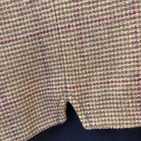 Vintage 1980's Twead Vest with Corduroy Collar  XL - Picture 6 of 11